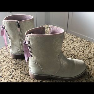 Ugg sparkle boots kids size 3